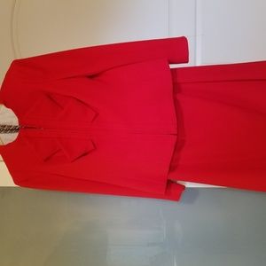 Red Escada Suit